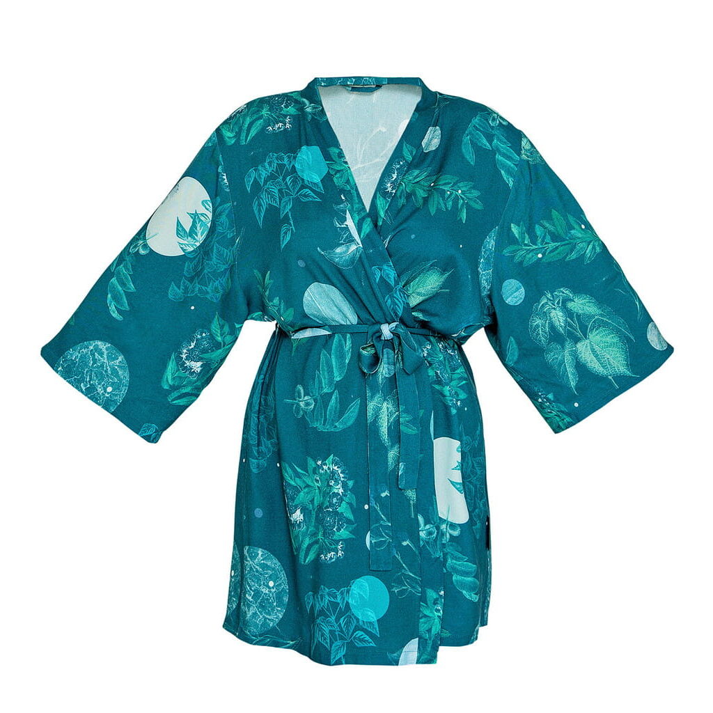 LULLALOVE Kimono Bambusowe Moon Garden | SoBio Beauty Boutique