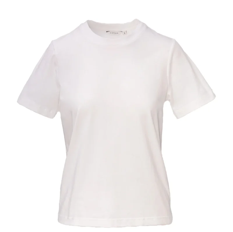 KAPSUA T-shirt z bawełny organicznej biały _ SoBio Beauty Boutique _ Cruelty Free Concept Store